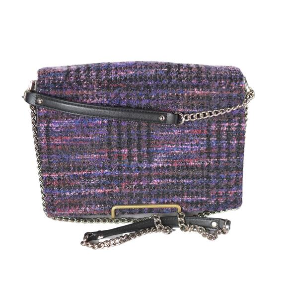 Kate Spade Emerson Place Lenia Tweed, Burgundy Multi Shoulder Bag/Crossbody - Picture 1 of 7